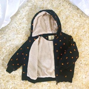 (SOLD) Bumeex sherpa fleece lined jacket-hoodie Unisex